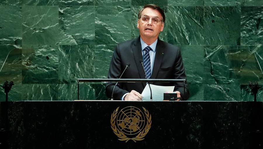 Bolsonaro mira fanáticos em discurso na ONU